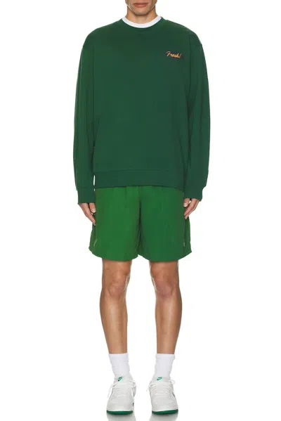 Carrots Hand Picked Crewneck Sweatshirt In Forest Green