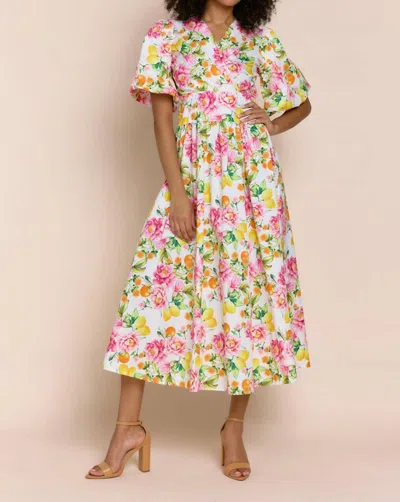 Sofia Collections Aster Dress In Lemoncello