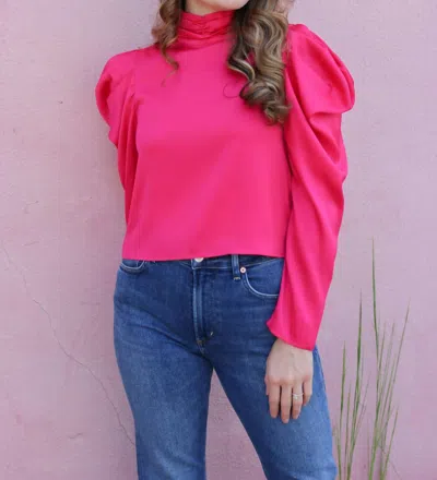 Sincerely Ours Rosie Top In Fuchsia