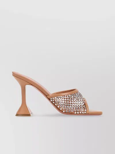 Amina Muaddi Women's Lupita Crystal Net 95 Sandals