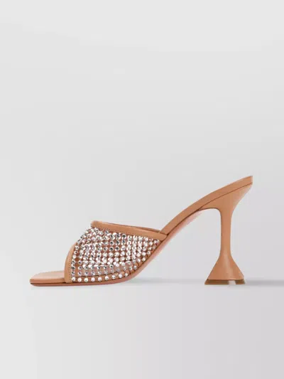 Amina Muaddi Women's Lupita Crystal Net 95 Sandals