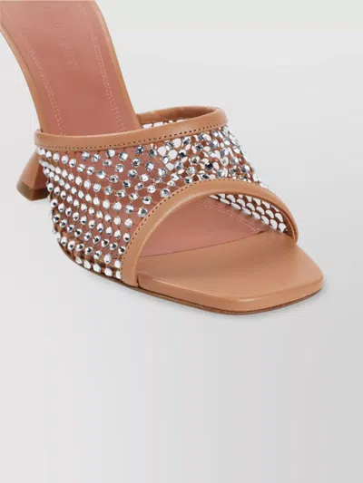 Amina Muaddi Women's Lupita Crystal Net 95 Sandals