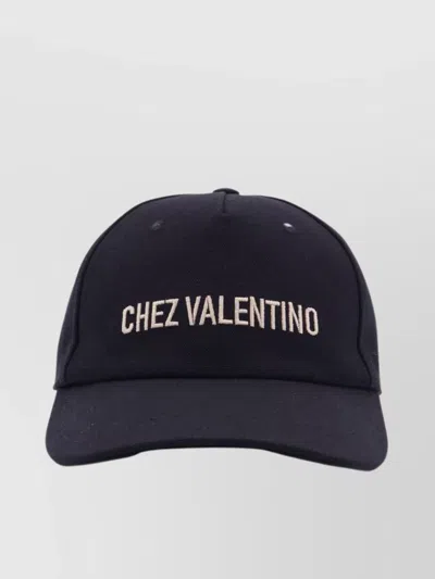 Valentino Garavani Logo Baseball Cap In Black