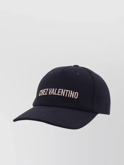 Valentino Garavani Logo Baseball Cap In Black