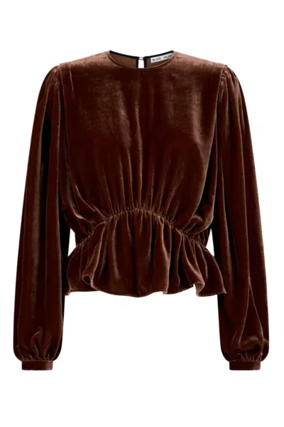 Blazé Milano Women's Afterglow Coco Blouse In Bronze