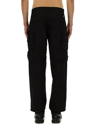 C.p. Company C.p.company Total Eclipse Blue Cotton Cargo Pants