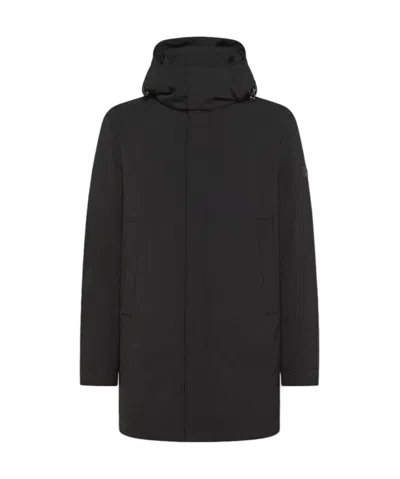 Peuterey Black Polyester Jacket In Black