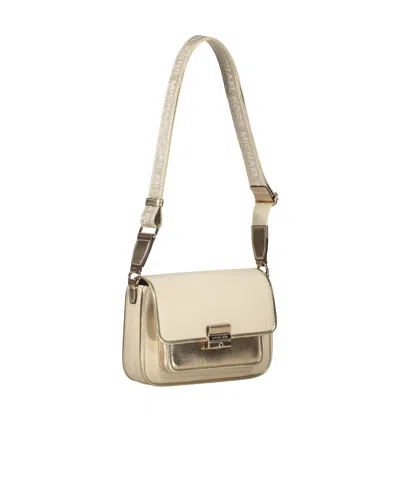 Michael Kors Bradshaw Metallic-panel Flap Shoulder Bag