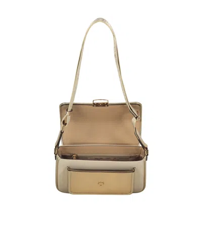 Michael Kors Bradshaw Metallic-panel Flap Shoulder Bag