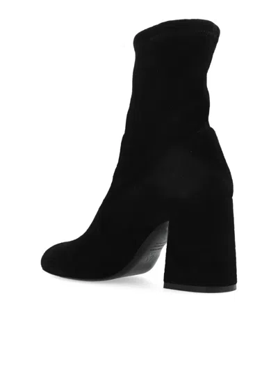 Stuart Weitzman Flareblock Womens Suede Pull On Ankle Boots