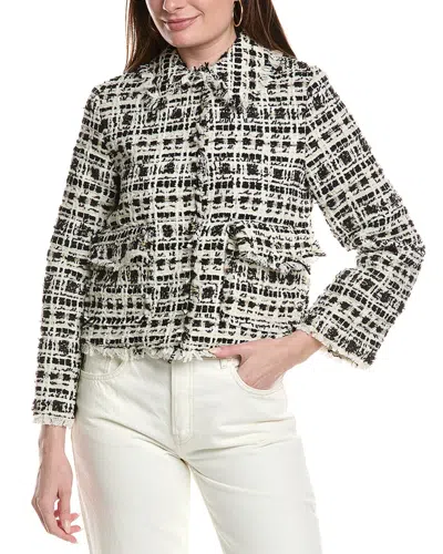 Silvian Heach Wool-blend Tweed Jacket