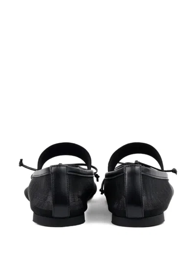 Mm6 Maison Margiela Mm6 By Maison Margiela "anatomic" Ballet Flats – Black In Black