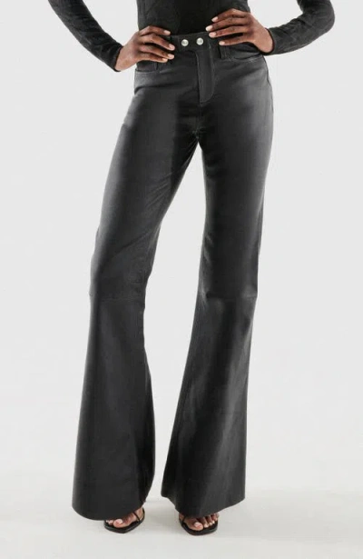 As By Df Robbie Stretch Leather Flares