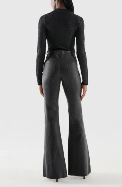 As By Df Robbie Stretch Leather Flares