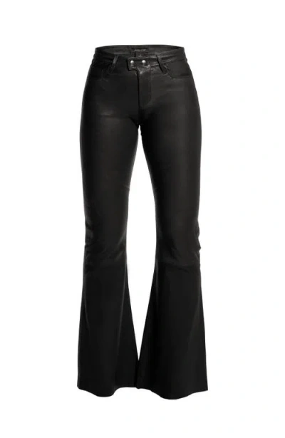As By Df Robbie Stretch Leather Flares