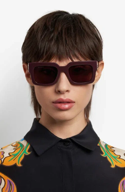 Etro 52mm Rectangular Sunglasses