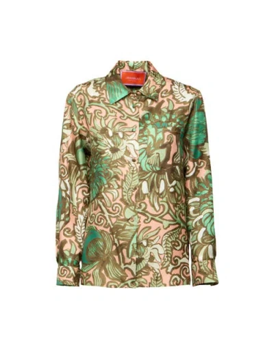 La Doublej Boy Shirt Anemone Pink Olive