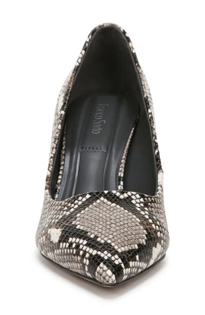 Franco Sarto Giovanna Womens Snake Print Manmade Pumps