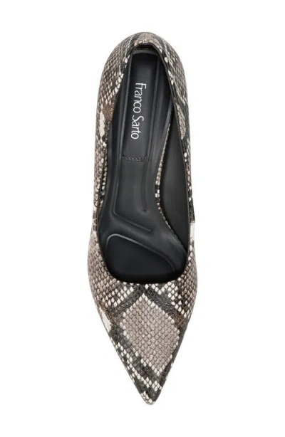Franco Sarto Giovanna Womens Snake Print Manmade Pumps