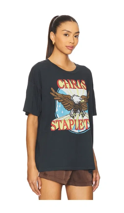 Daydreamer Chris Stapleton Eagle Merch Tee In Vintage Black