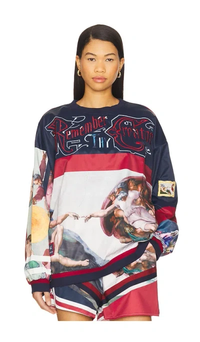 Yllw The Label Creation Of Man Sweatshirt