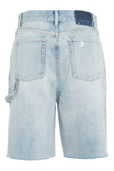 Golden Goose Marsha Denim Shorts In Blue