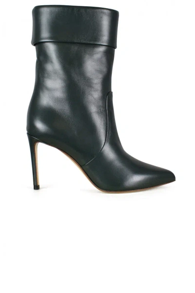 Francesco Russo Foldover-edge Pointed-toe Ankle Boots
