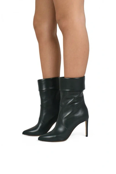 Francesco Russo Foldover-edge Pointed-toe Ankle Boots