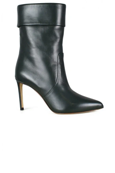 Francesco Russo Foldover-edge Pointed-toe Ankle Boots