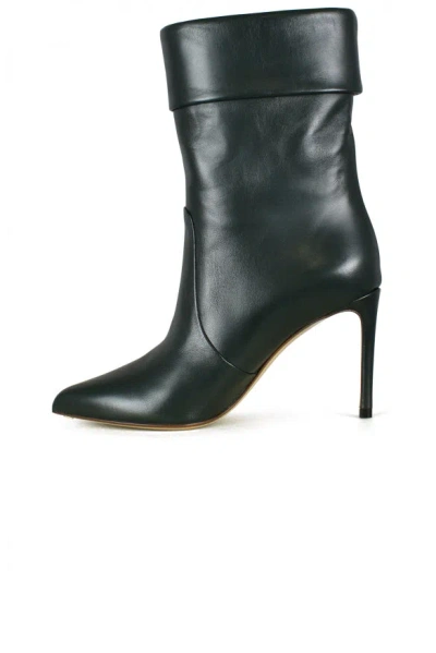 Francesco Russo Foldover-edge Pointed-toe Ankle Boots