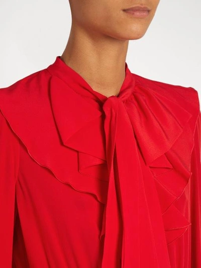 Robe Fleurie Sonia Rykiel En Crêpe De Chine - Taille M 38fr - Occasion Très Bon état