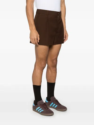 Gucci Tailored Wool Shorts With Pockets And Pleats