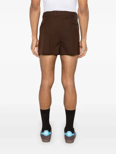 Gucci Tailored Wool Shorts With Pockets And Pleats