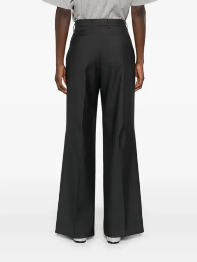 Gucci Wool Pant With Front Pleats And Side Slits