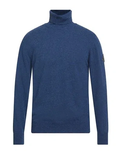 Roy Rogers Roÿ Roger's Man Turtleneck Navy Size Xxl Wool, Polyamide, Viscose, Cashmere