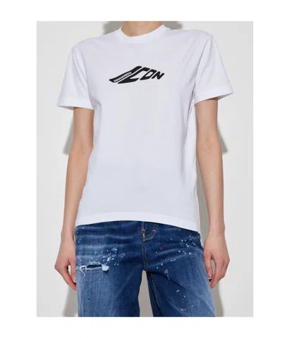 Dsquared2 Women's Dsquared Mini Fit Tee White In White