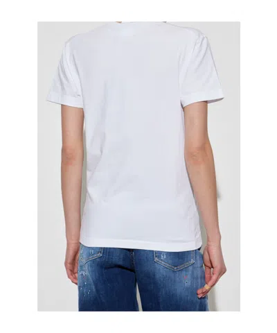 Dsquared2 Women's Dsquared Mini Fit Tee White In White