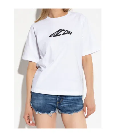 Dsquared2 Women's Dsquared Mini Fit Tee White In White