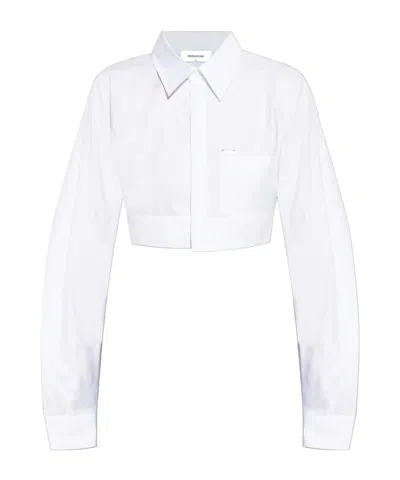 Dsquared2 Rounded Cropped Shirt
