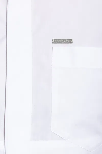 Dsquared2 Rounded Cropped Shirt