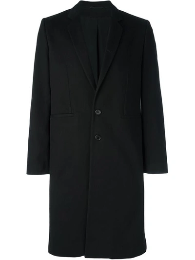 Ann Demeulemeester Longline Single-breasted Coat In Black