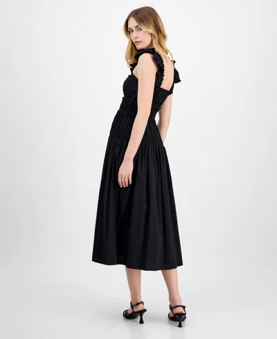 Anne Klein Midi Dress In Black