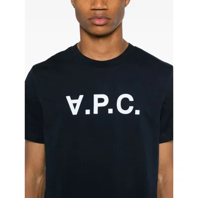 Apc A.p.c. T Shirts And Polos Blue