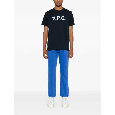 Apc A.p.c. T Shirts And Polos Blue