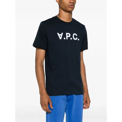 Apc A.p.c. T Shirts And Polos Blue