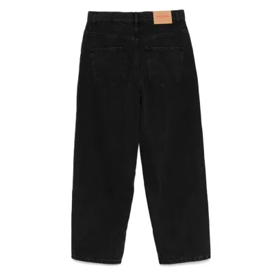 The Editor Denim Loose-fit Jeans In Black