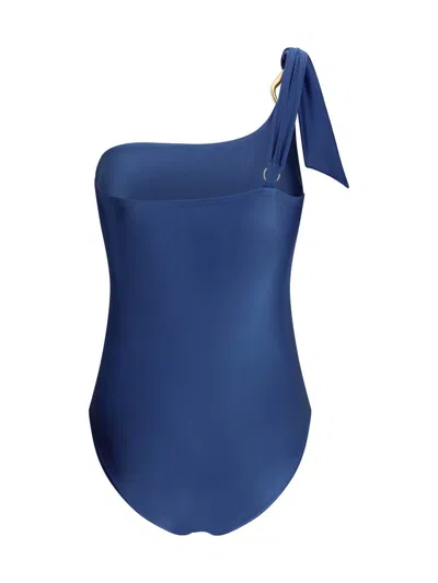 Zimmermann Ascension One-piece Swimsuit In Blue