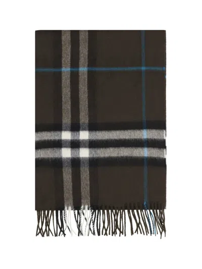 Burberry Cashmere Scarf With Check Pattern