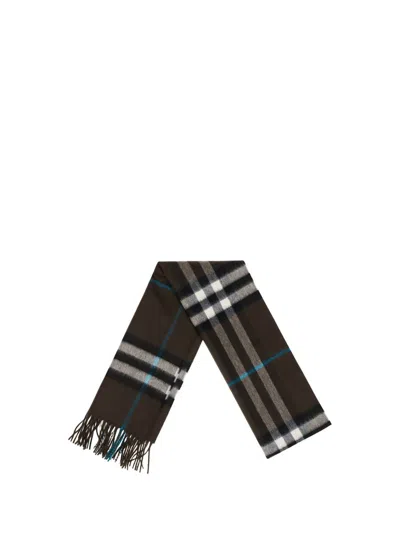 Burberry Cashmere Scarf With Check Pattern