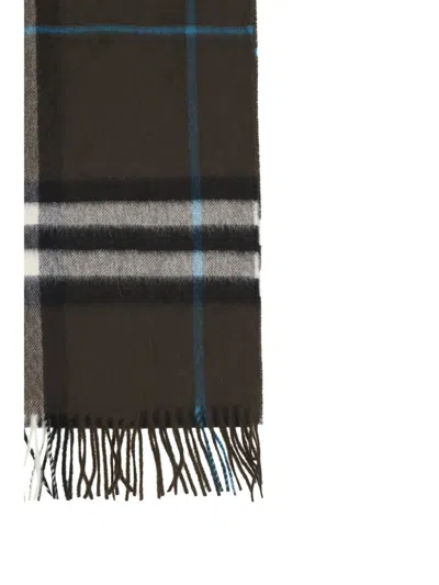 Burberry Cashmere Scarf With Check Pattern